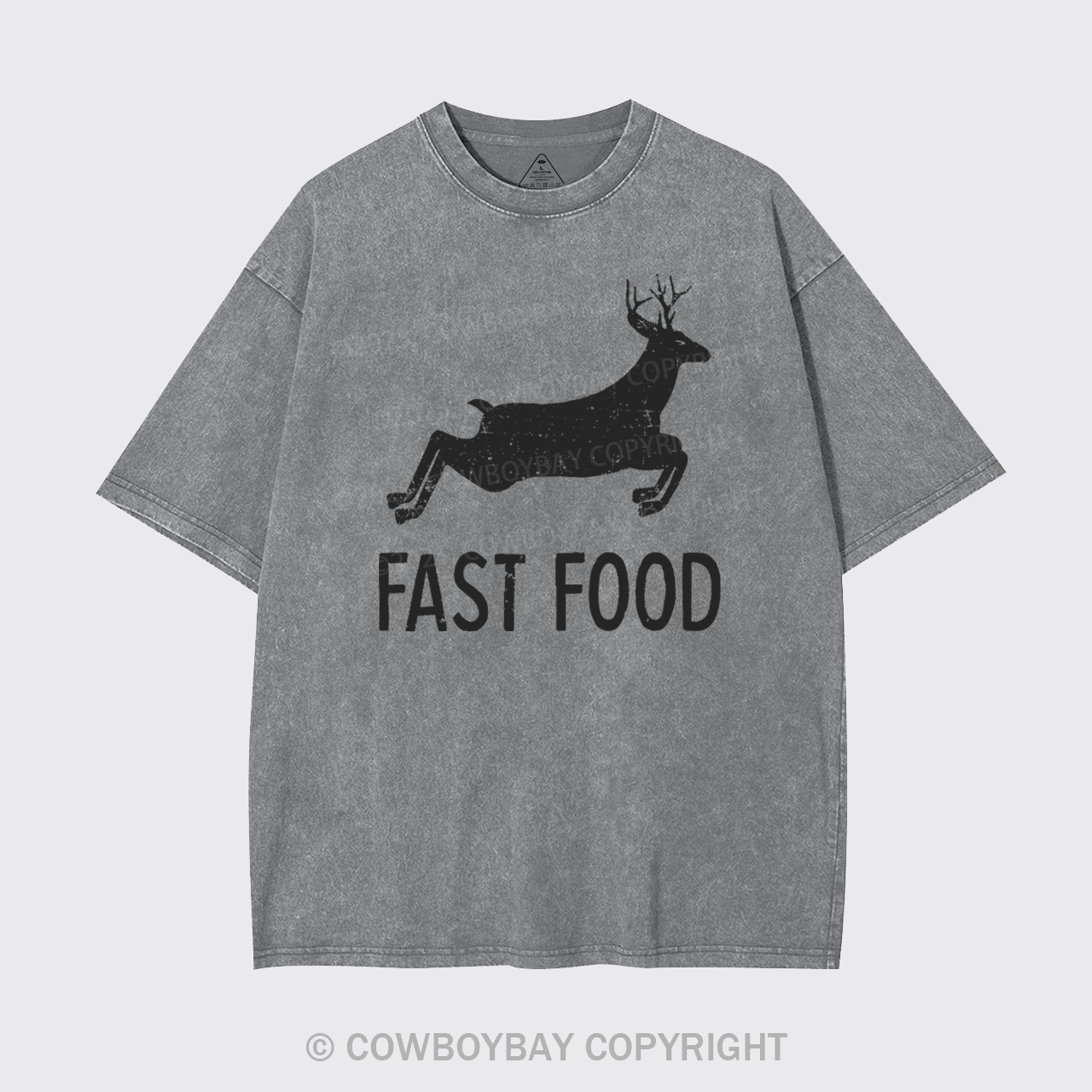 Fast Food Deer Garment-dye Tees