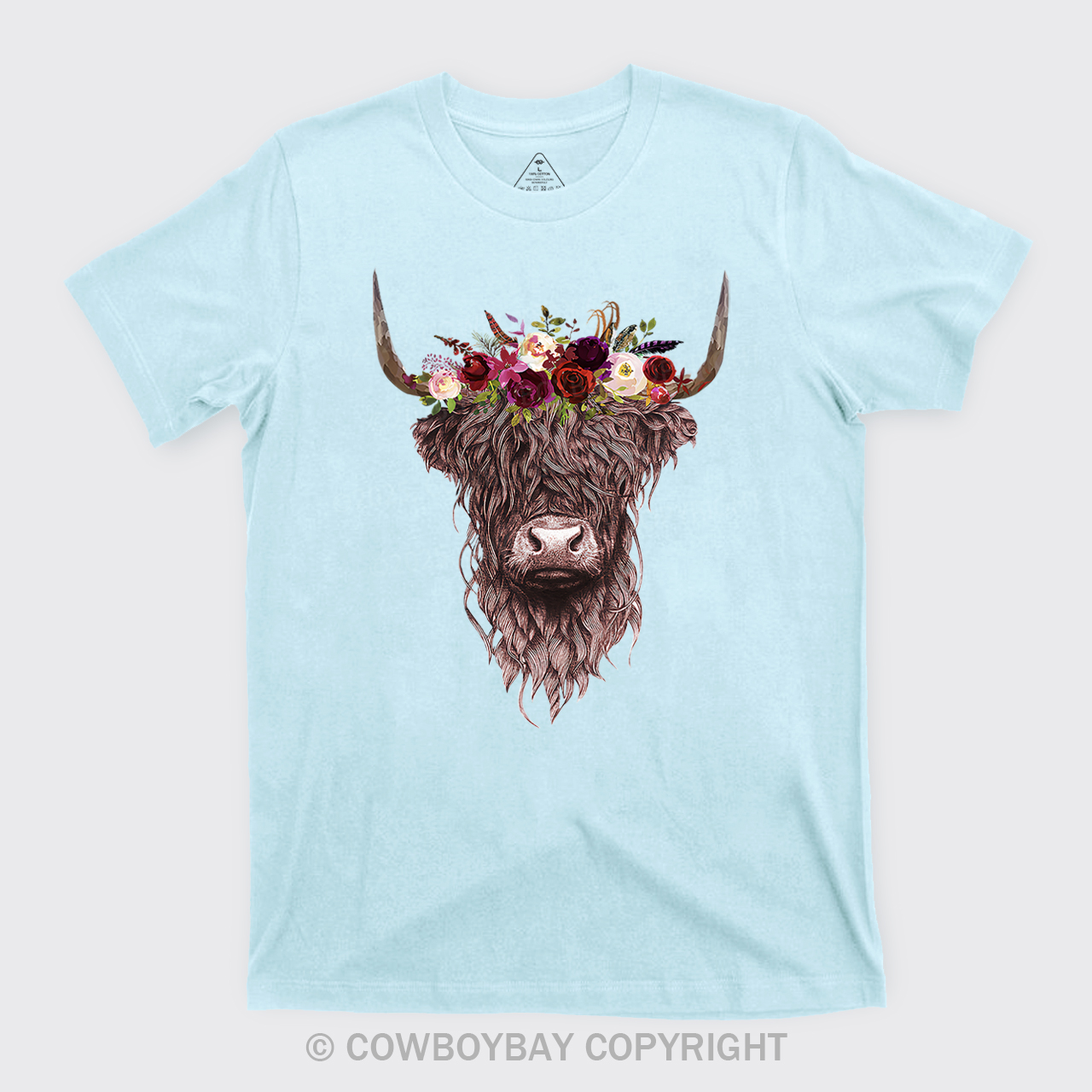 Highland Cow Farm Life Rodeo Tees