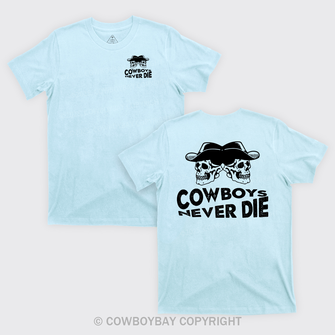 Cowboys Never Die Skeleton T-Shirts