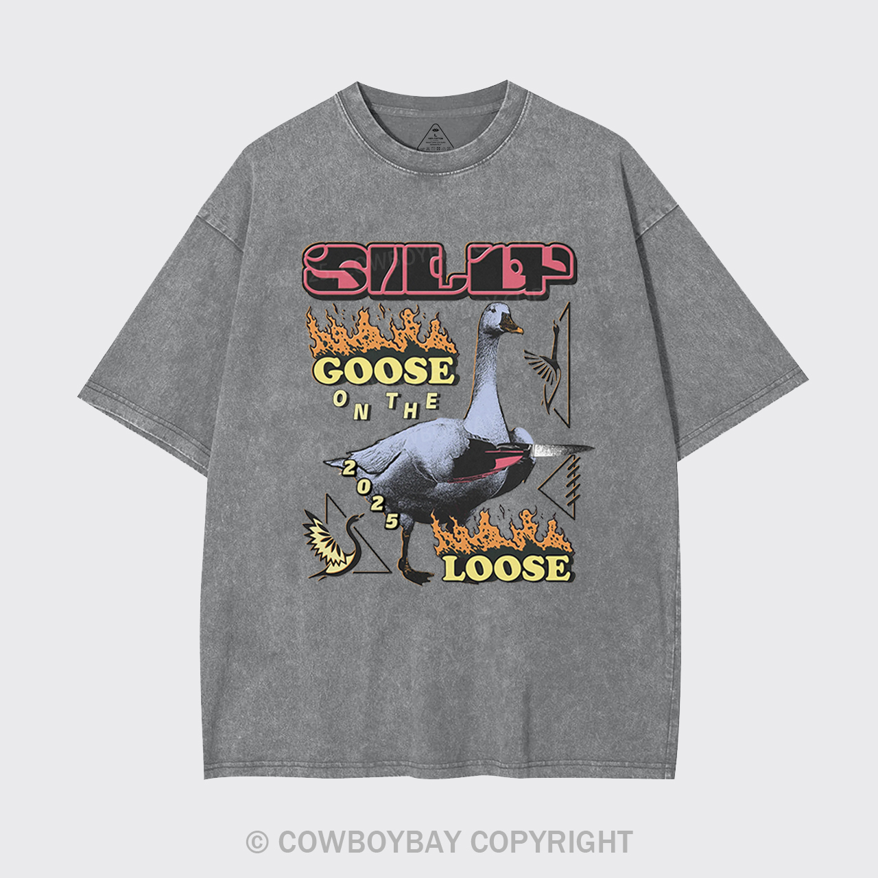 Silly Goose On The 2025 Loose Garment-dye Tees