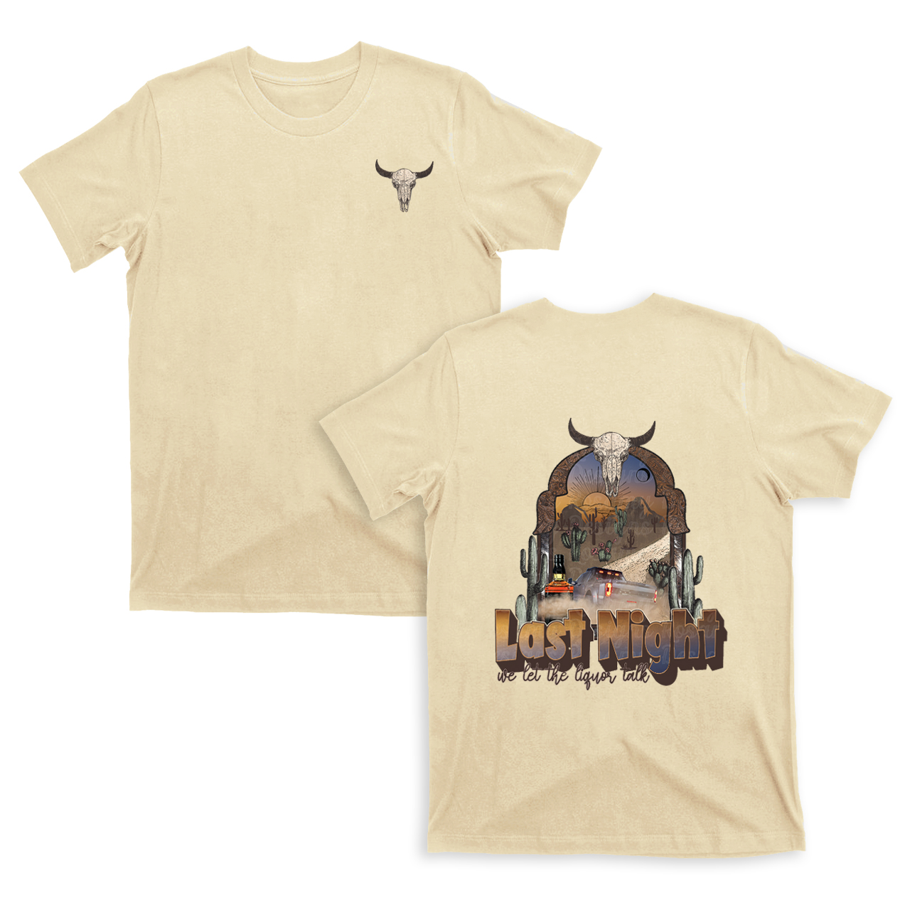 We Let the Light Talk Last Night Cowboy T-Shirts