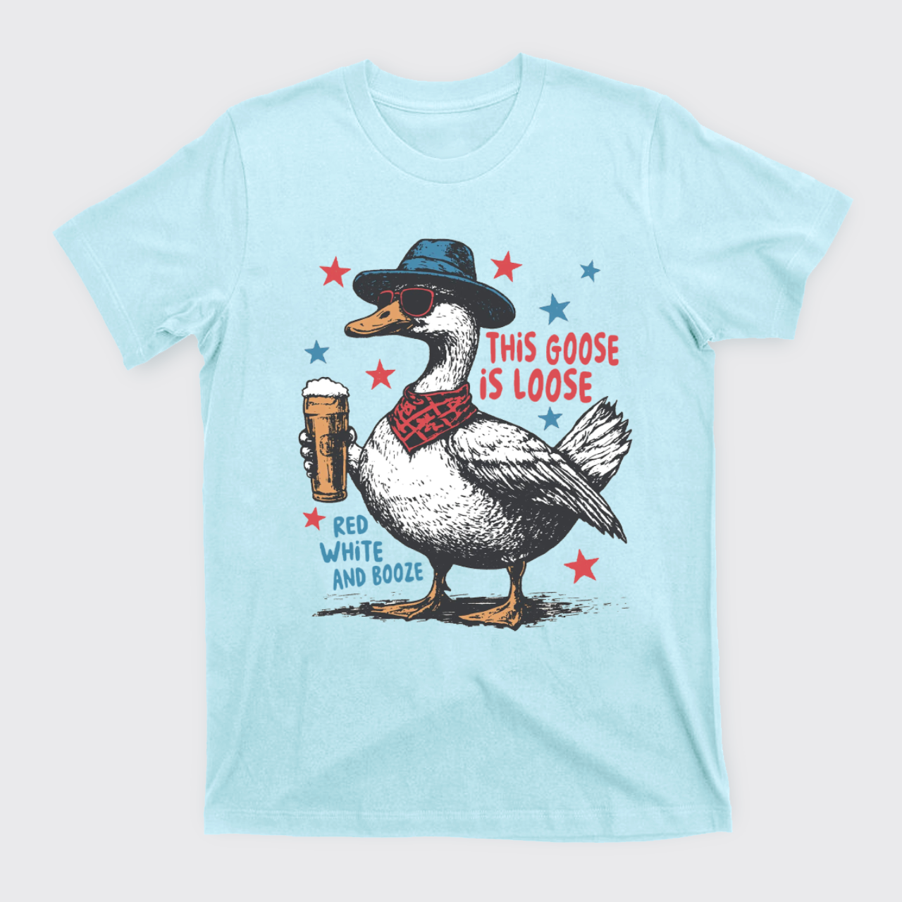 Humorous 4th Of July-This Goose Is Loose T-Shirts