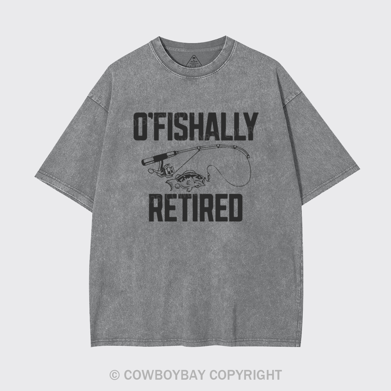 O'fishally Retired Garment-dye Tees