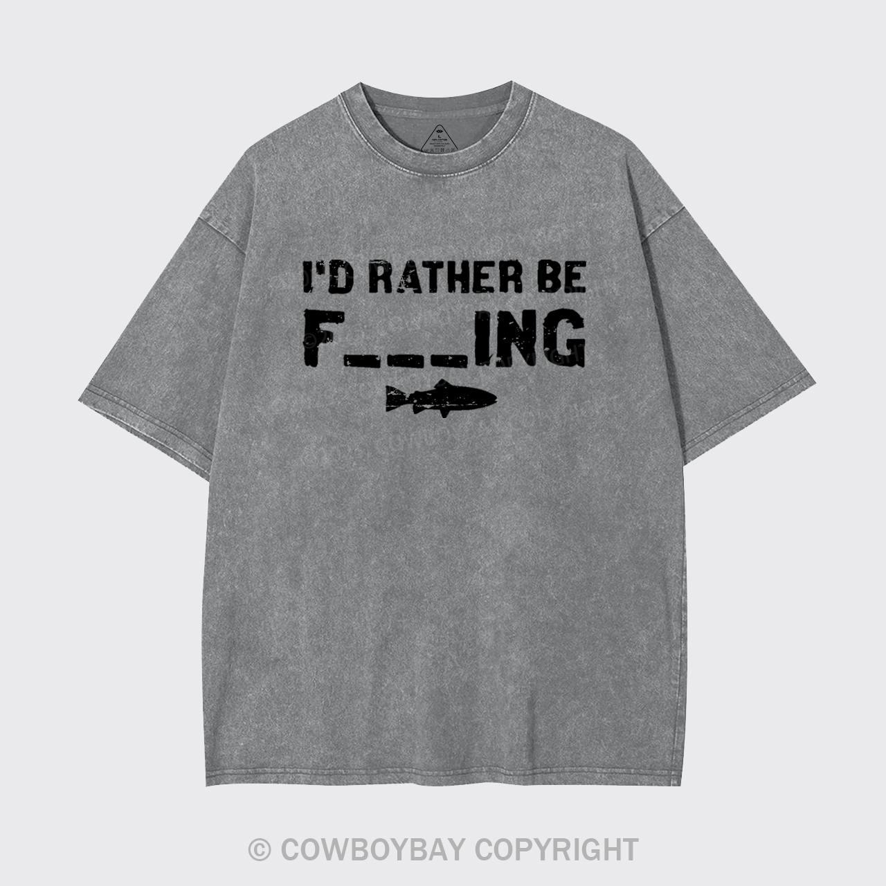 I'd Rather Be Fishing Garment-dye Tees