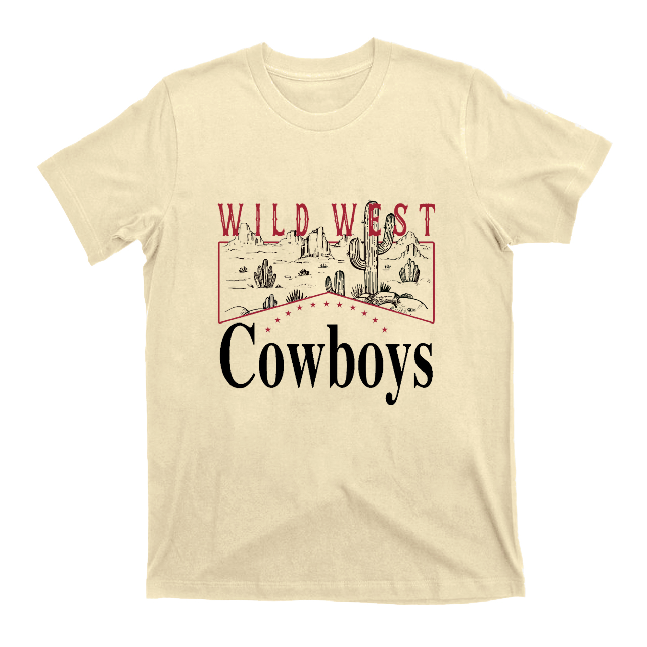 Wild West Desert Cactus Cowboys  T-Shirts