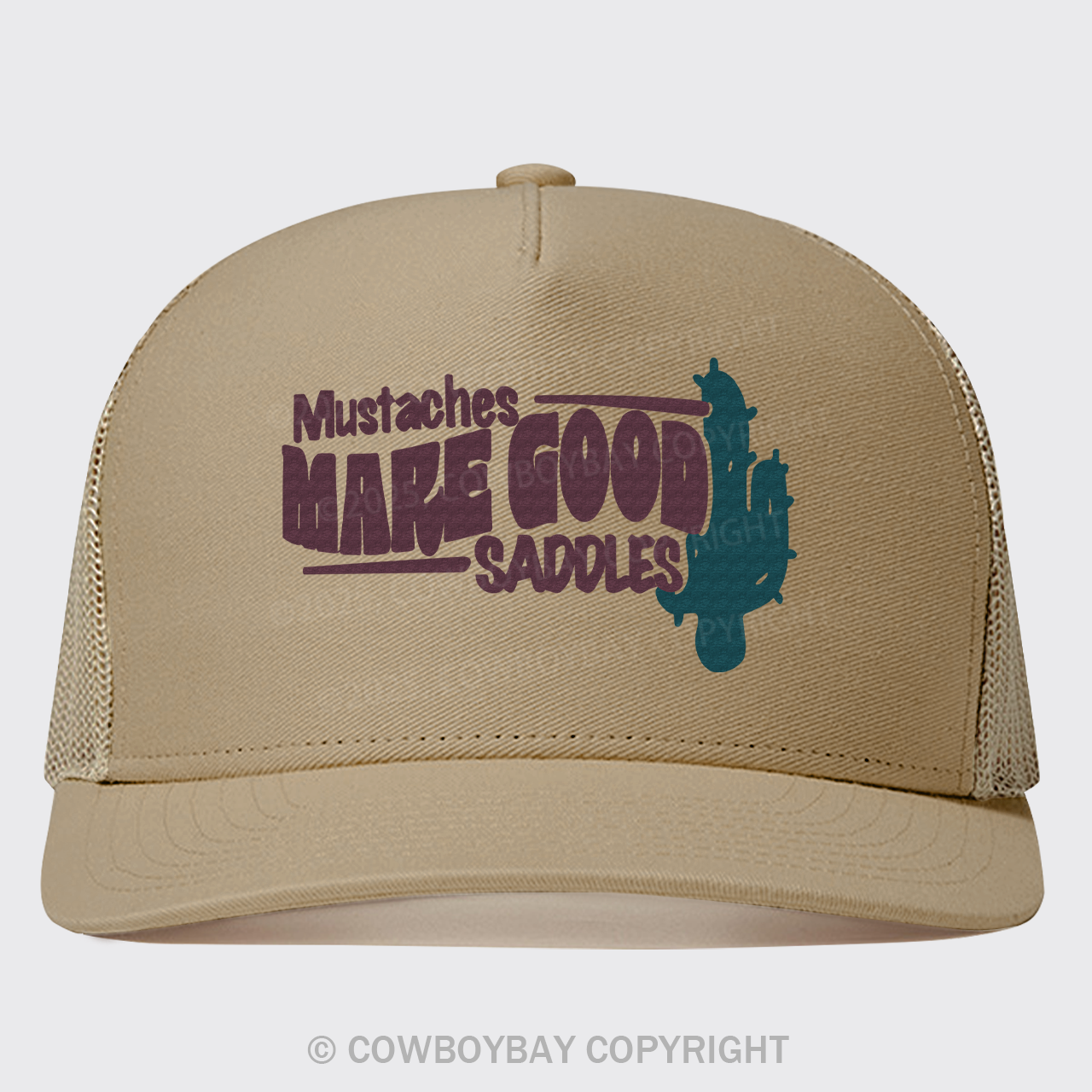 Mustaches Make Good Saddles Trucker Hat