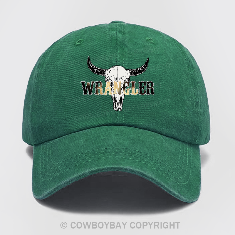 Wrangler Cow Bull Wash Hat
