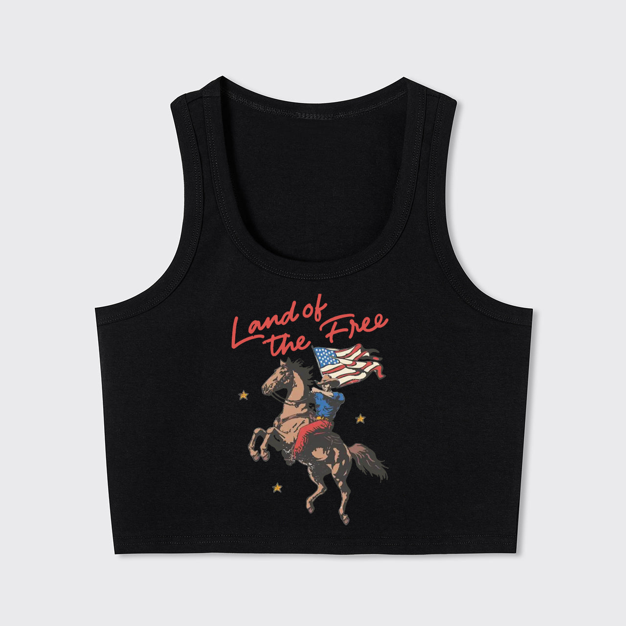 July 4th Land of Free Tank Top