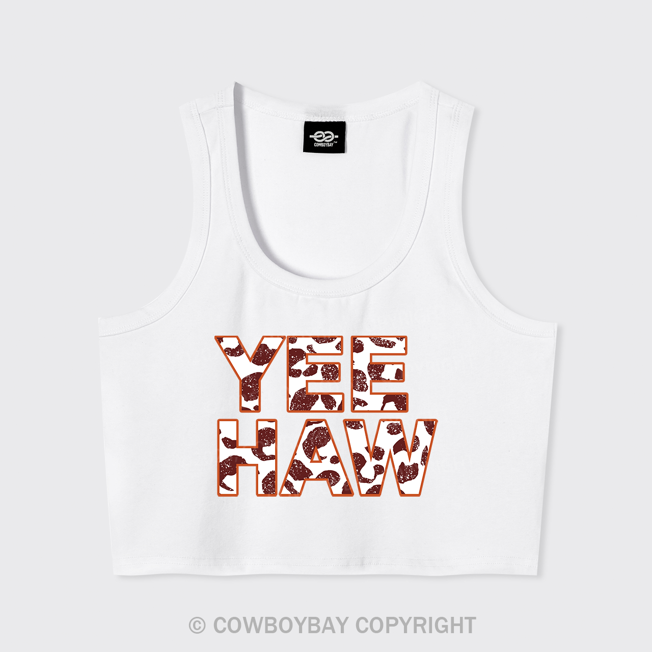 Cow Design Yee Haw Tank Top