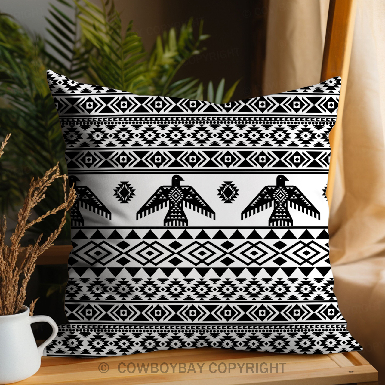 Aztec Pattern Design Pillow Cover_8