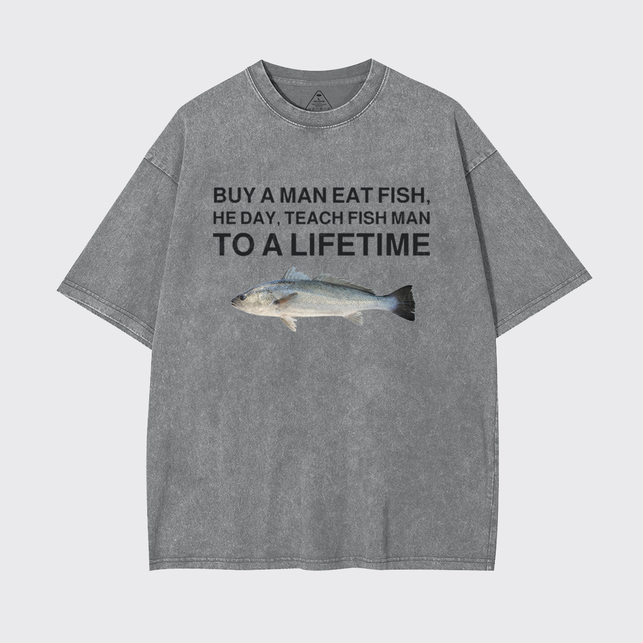 Buy A Man Eat Fish Garment-dye Tees