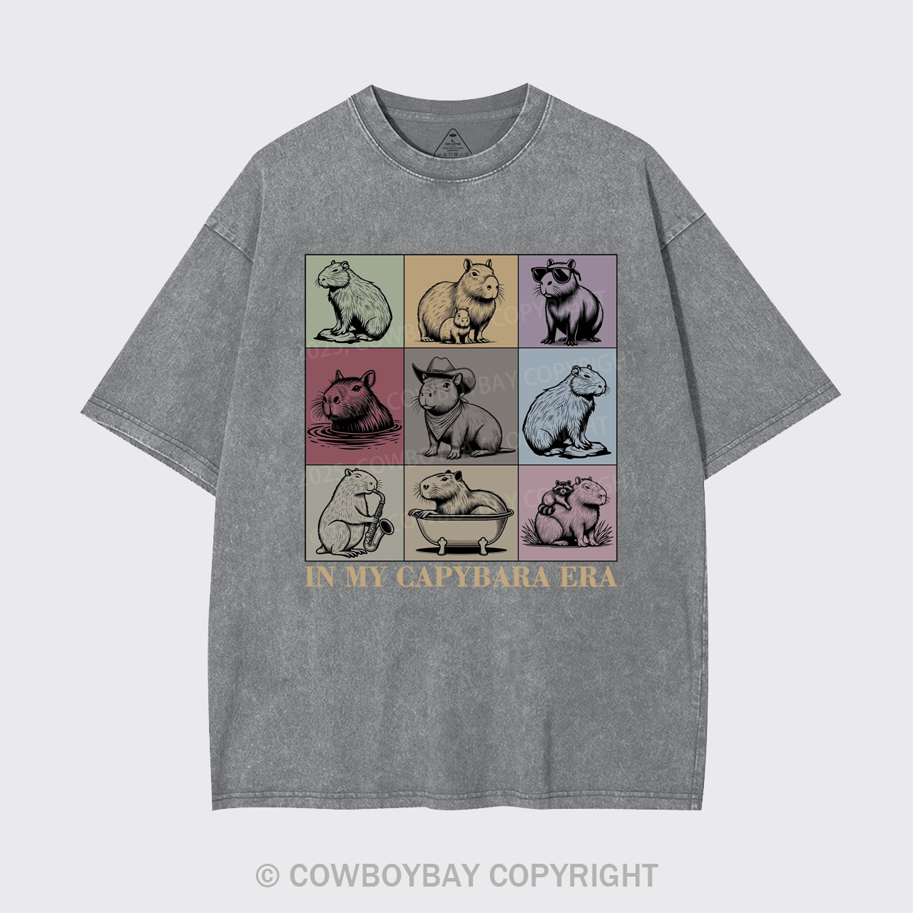 In My Capybara Era Garment-dye Tees