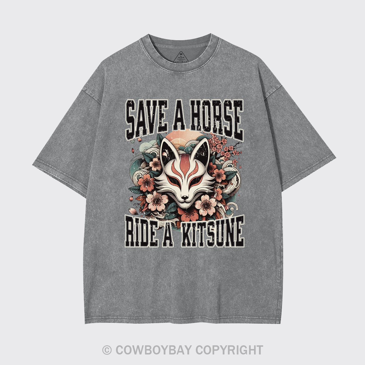 Save A Horse Ride A Kitsune Garment-dye Tees