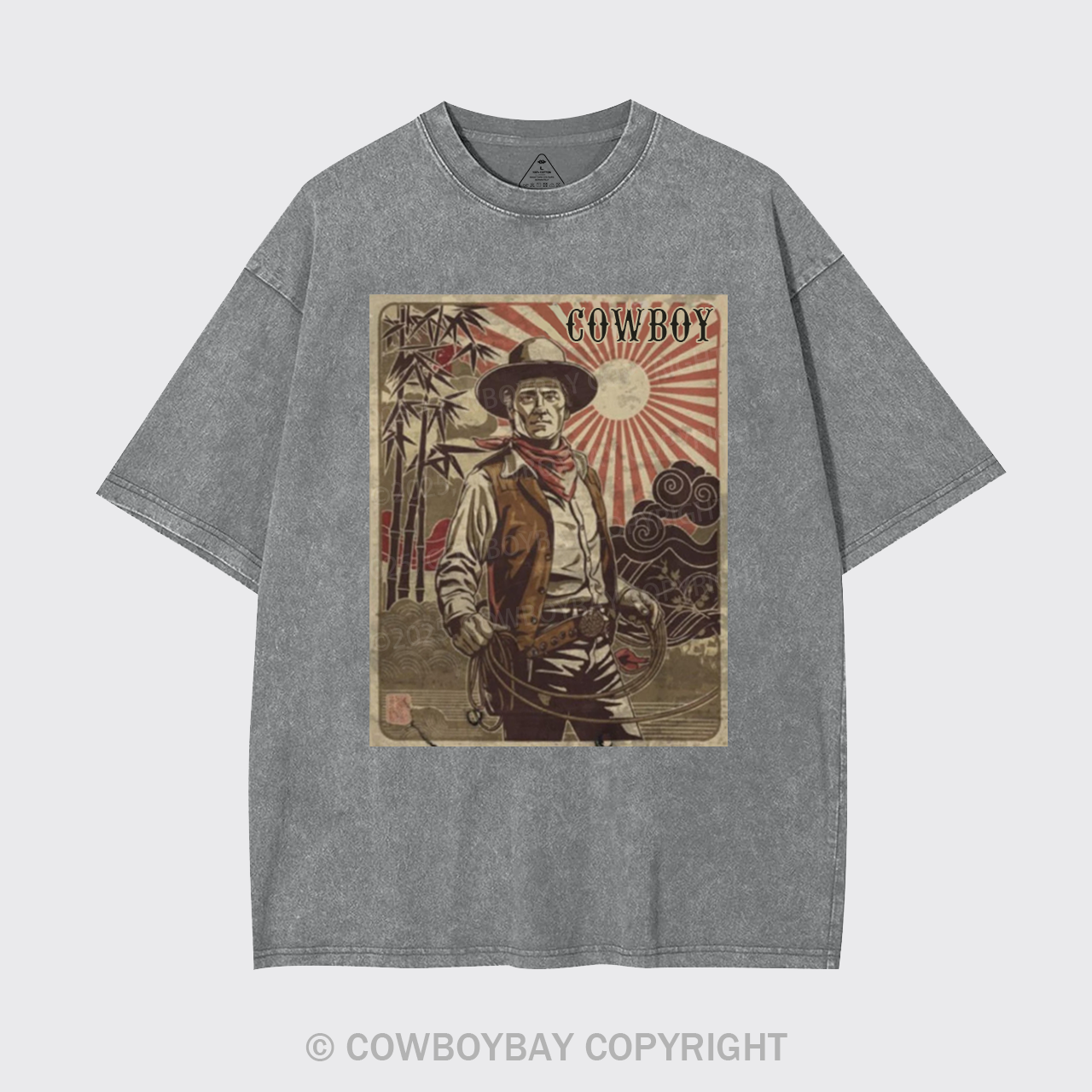Cowboy Retro Garment-dye Tees