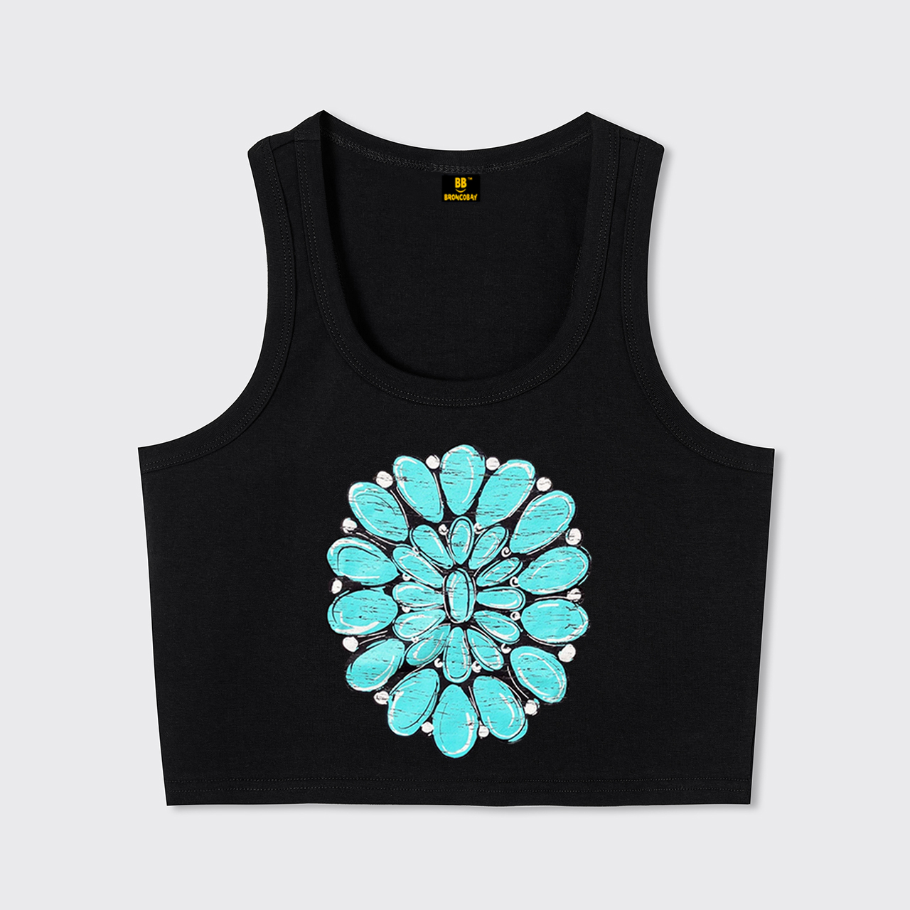 Turquoise Stone Country Music Tank Top