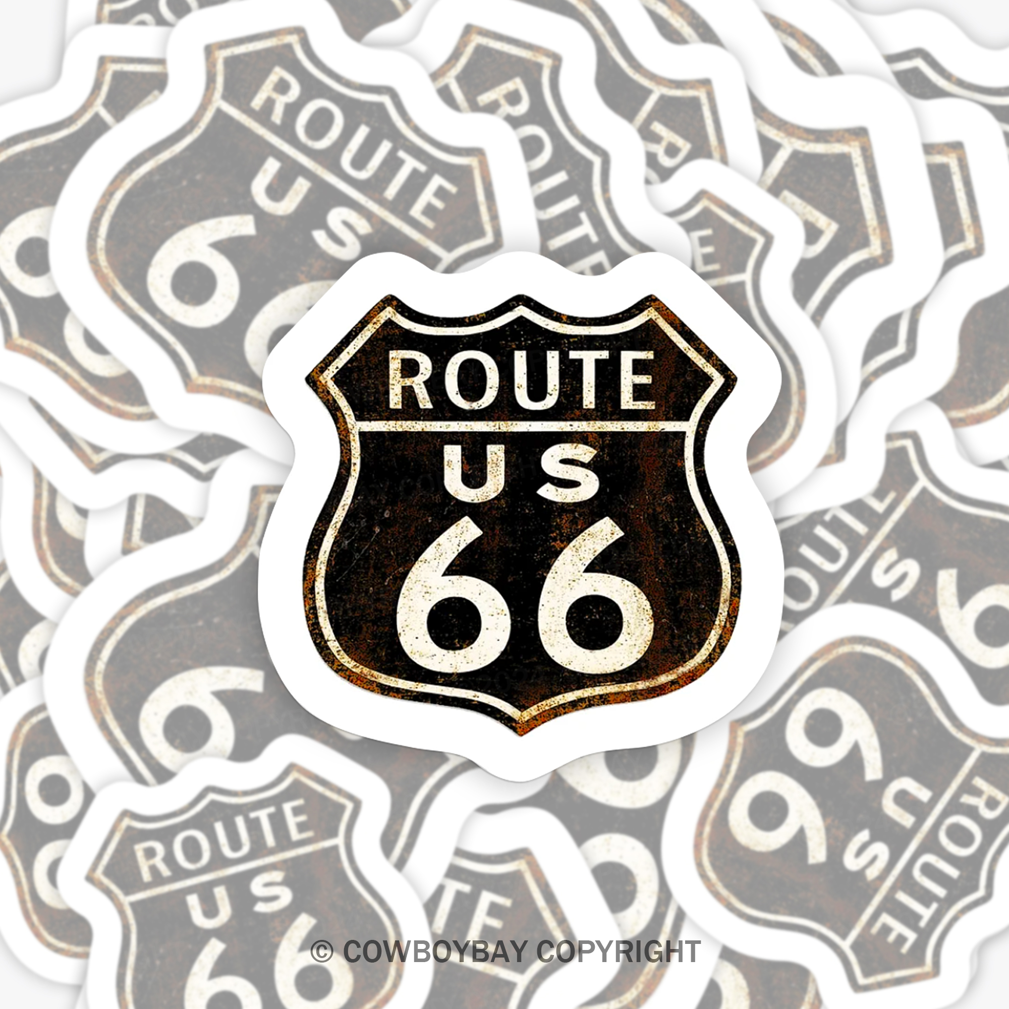 Route 66 Sticker 