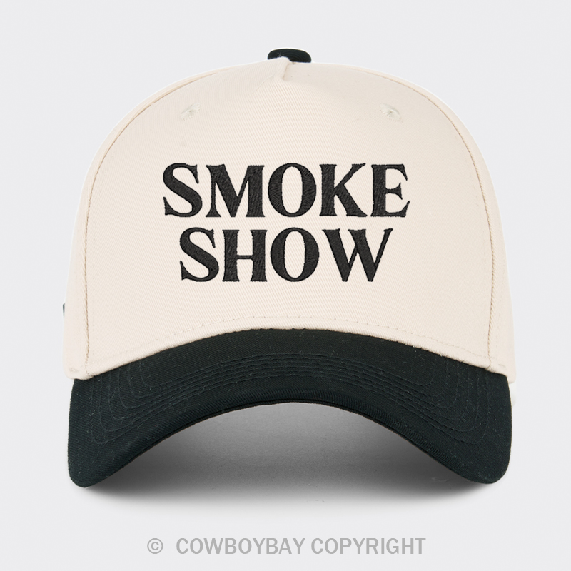 Smoke Show Embroidered Trucker Hat