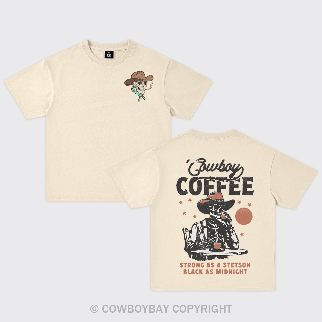 Cowboy Coffee Oversize T-Shirts