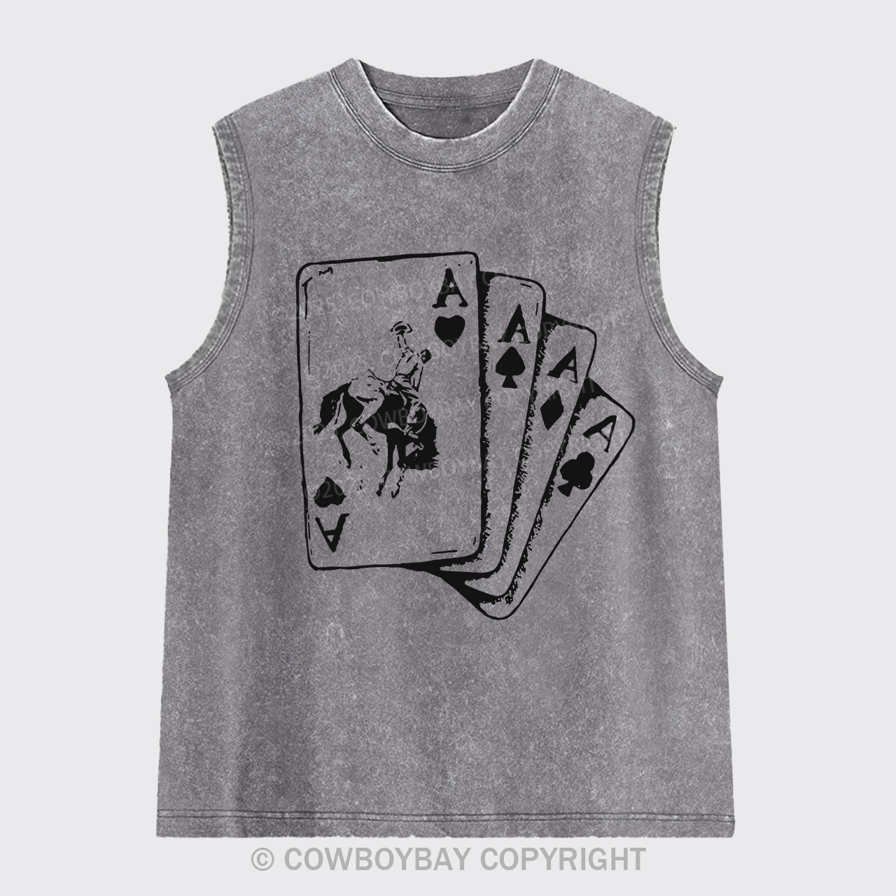 Ace Cowboy Punchy Washed Tanks