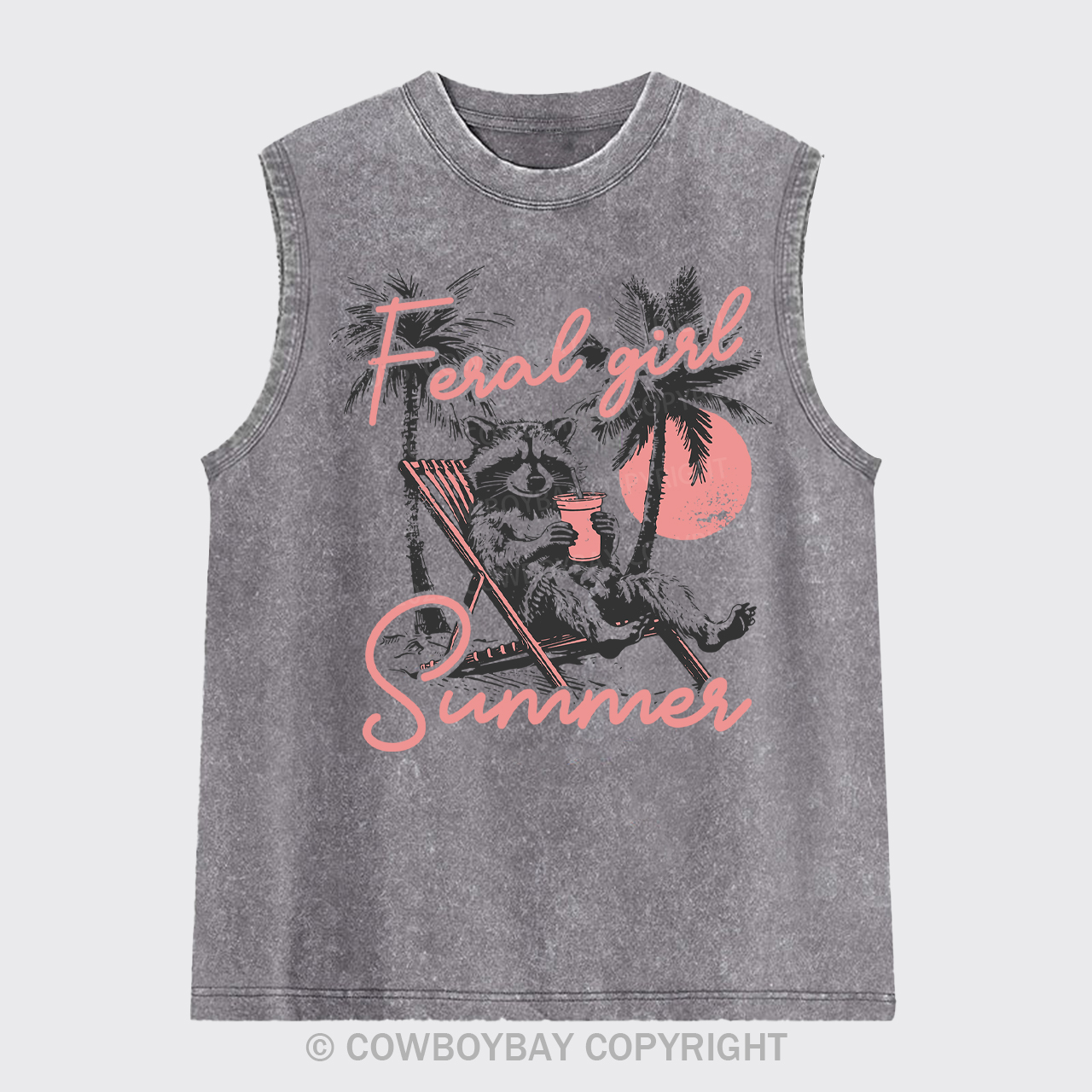 Feral Girl Summer Washed Tanks
