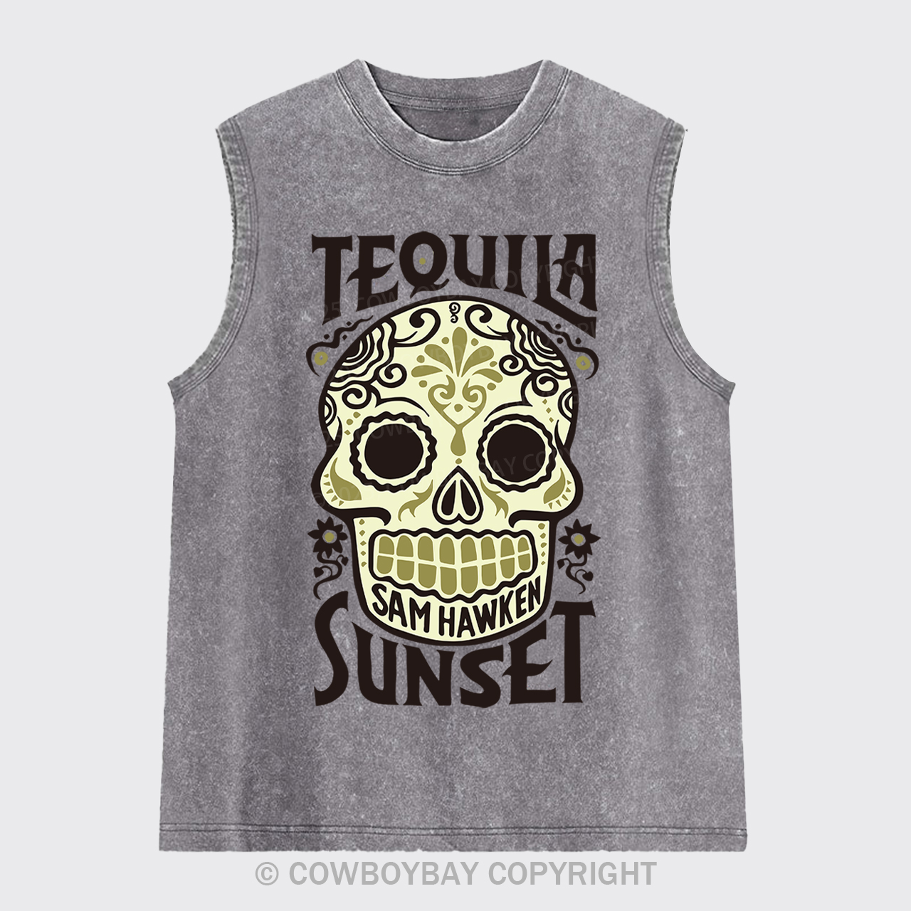 Tequila Sunset Washed Tanks