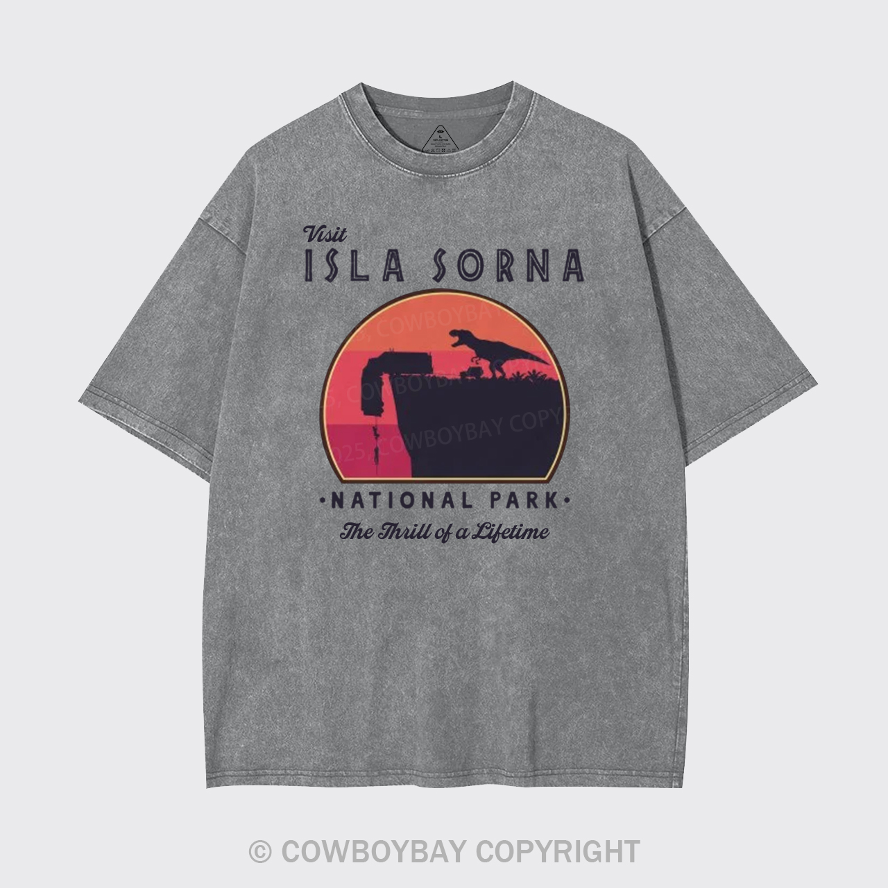 Visit Isla Sorna National Park Garment-dye Tees