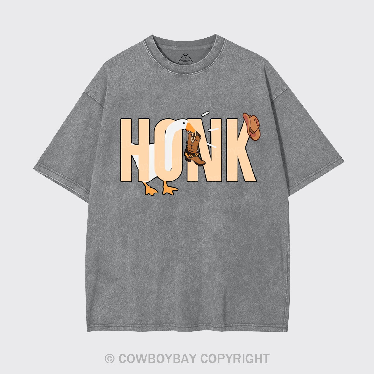 Untitled Goose Game Meme Garment-dye Tees