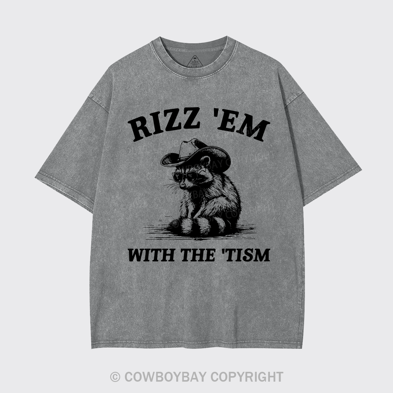 Rizz 'Em With The 'Tism Garment-dye Tees