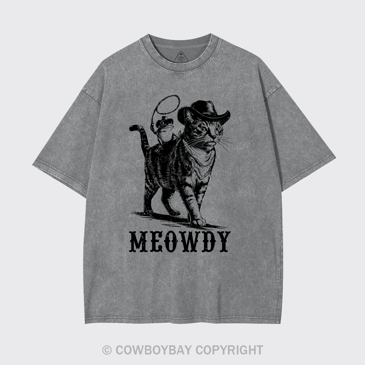 Howdy Meowdy Garment-dye Tees