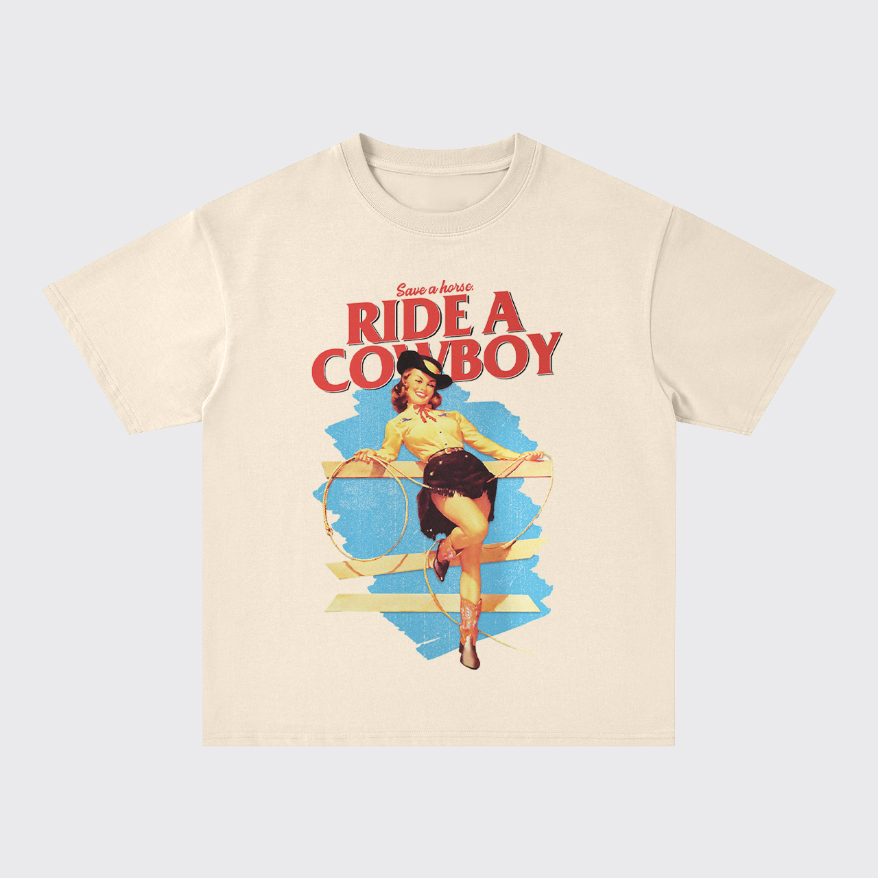 Save A Horse, Ride A Cowboy Oversize T-Shirts