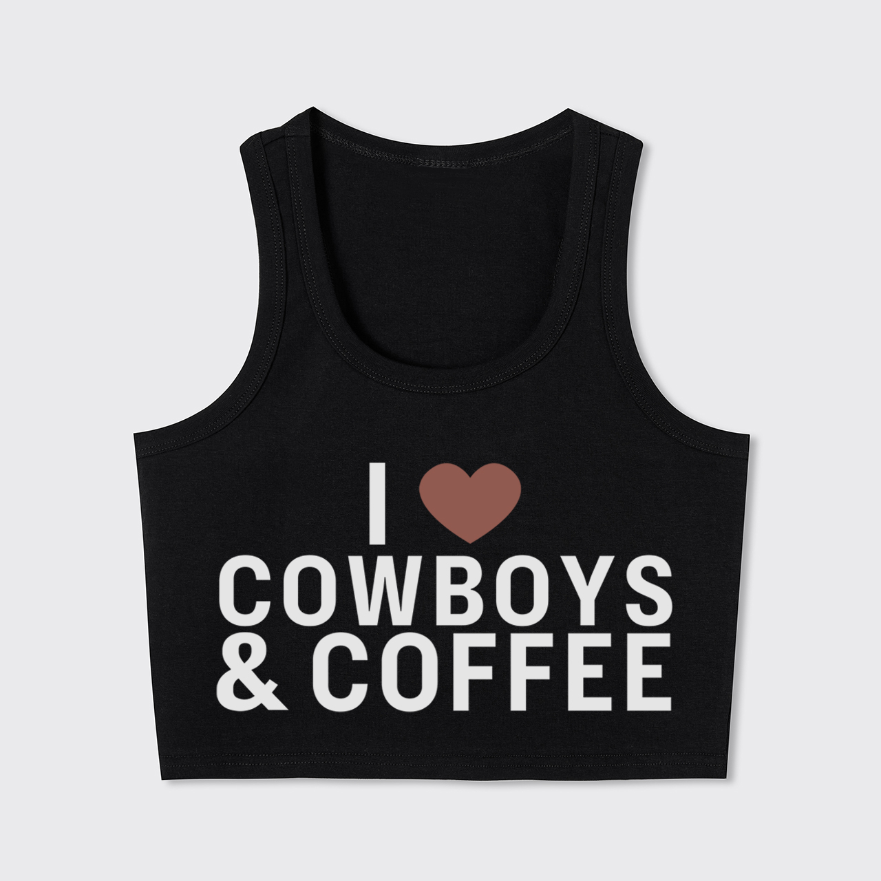 I Love Cowboys And Coffee Tank Top