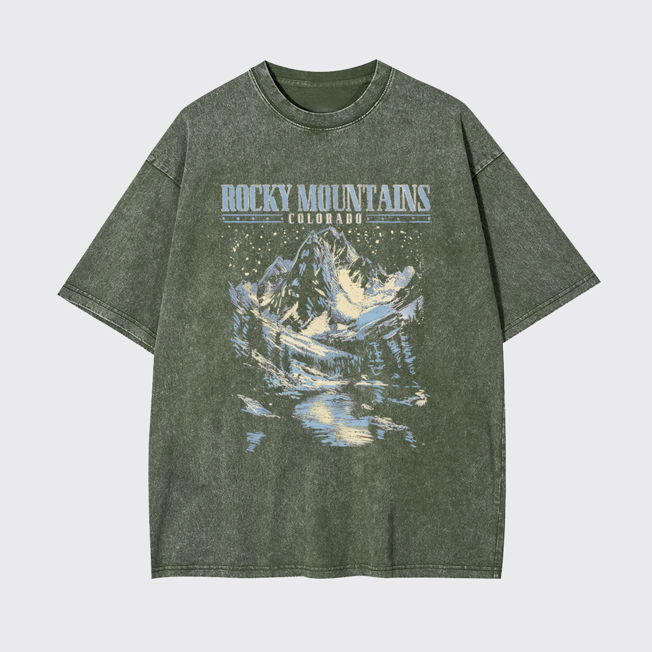 Rocky Mountains Garment-dye Tees