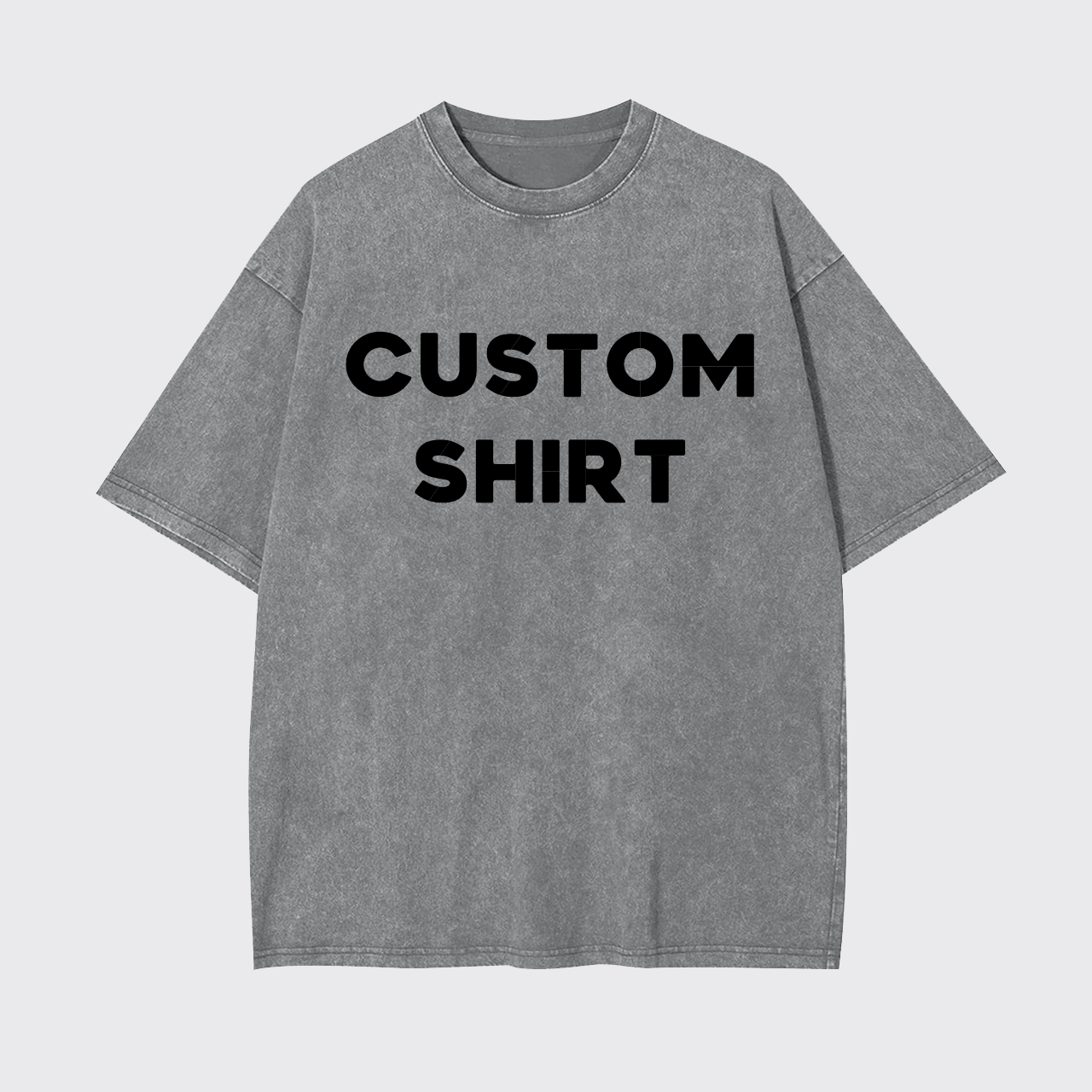Custom Text Garment-dye Tees