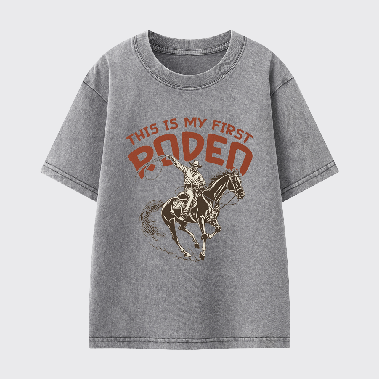 This Is My First Rodeo Washed Toddler T-shirt