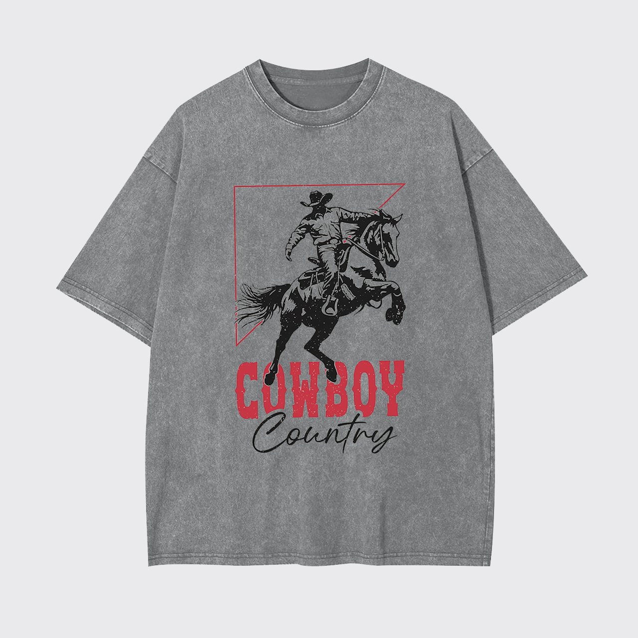 Western Cowboy Country Garment-dye Tees