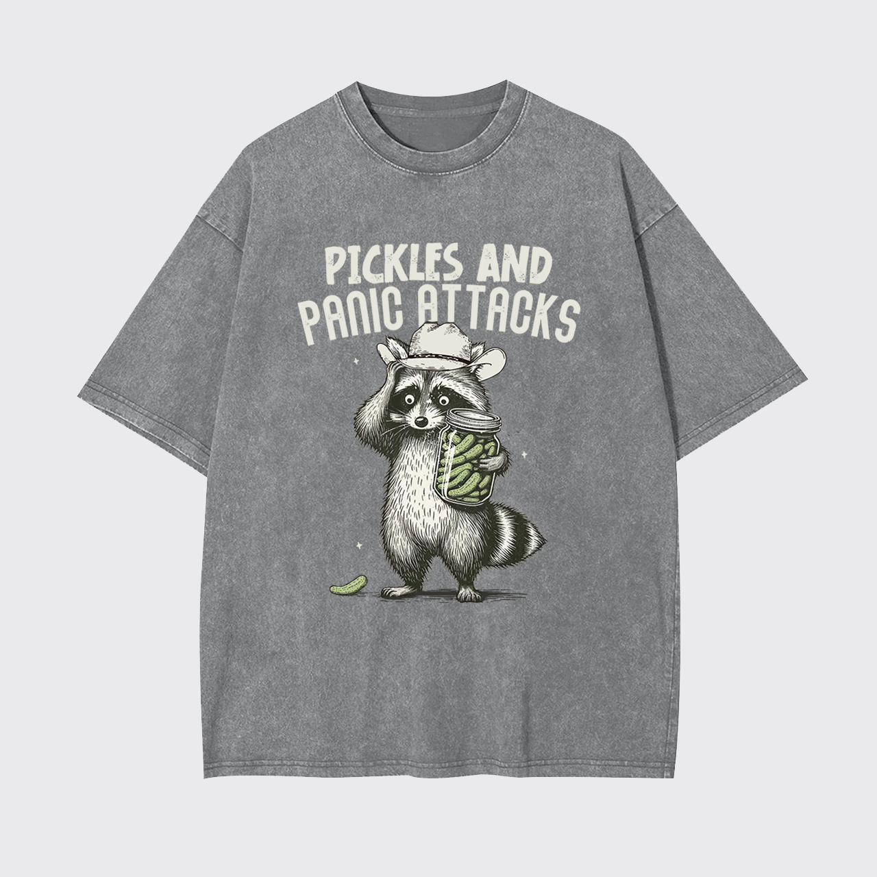 Mental health-Pickles And Panic Attacks Garment-dye Tees