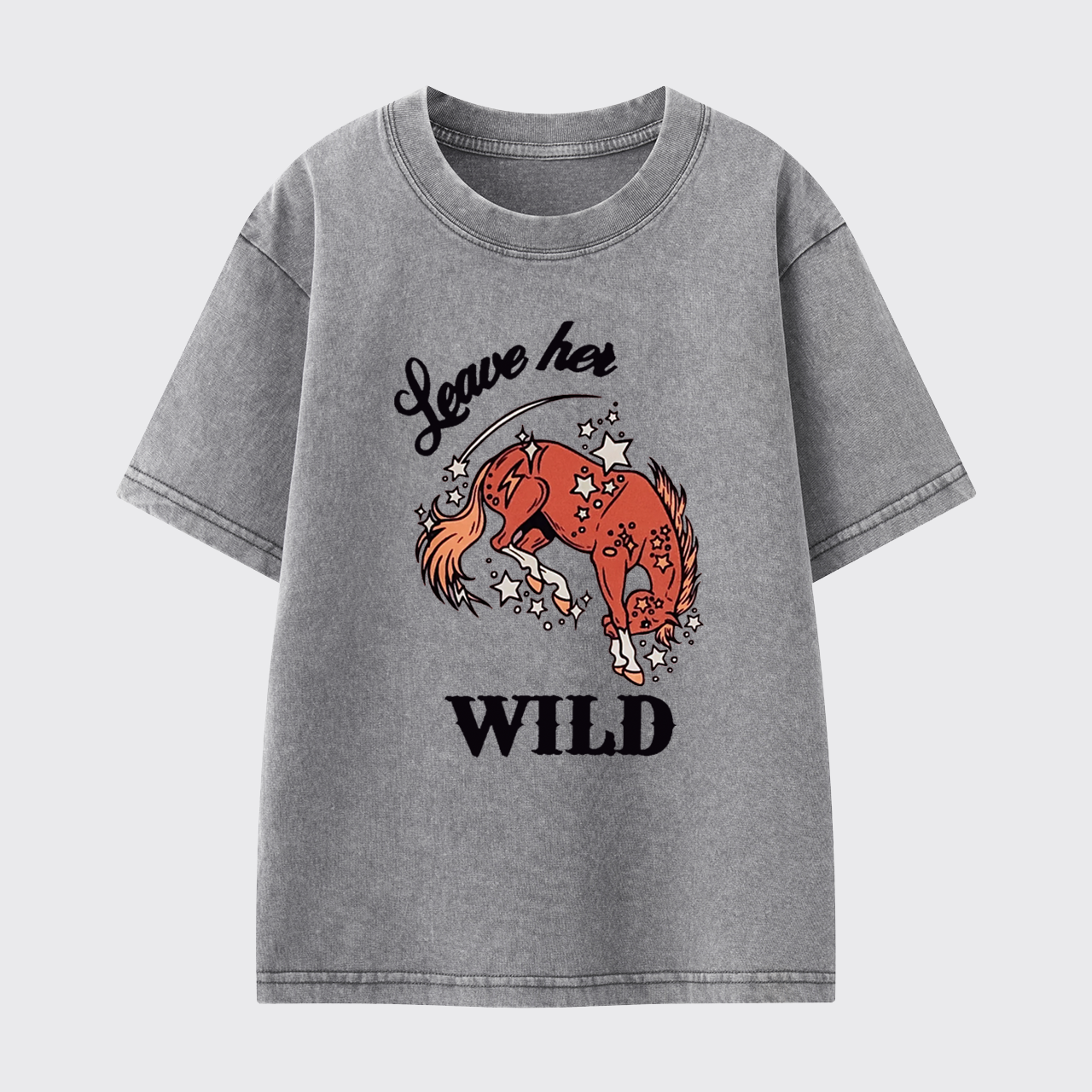 Leave Her Wild Washed Toddler T-shirt