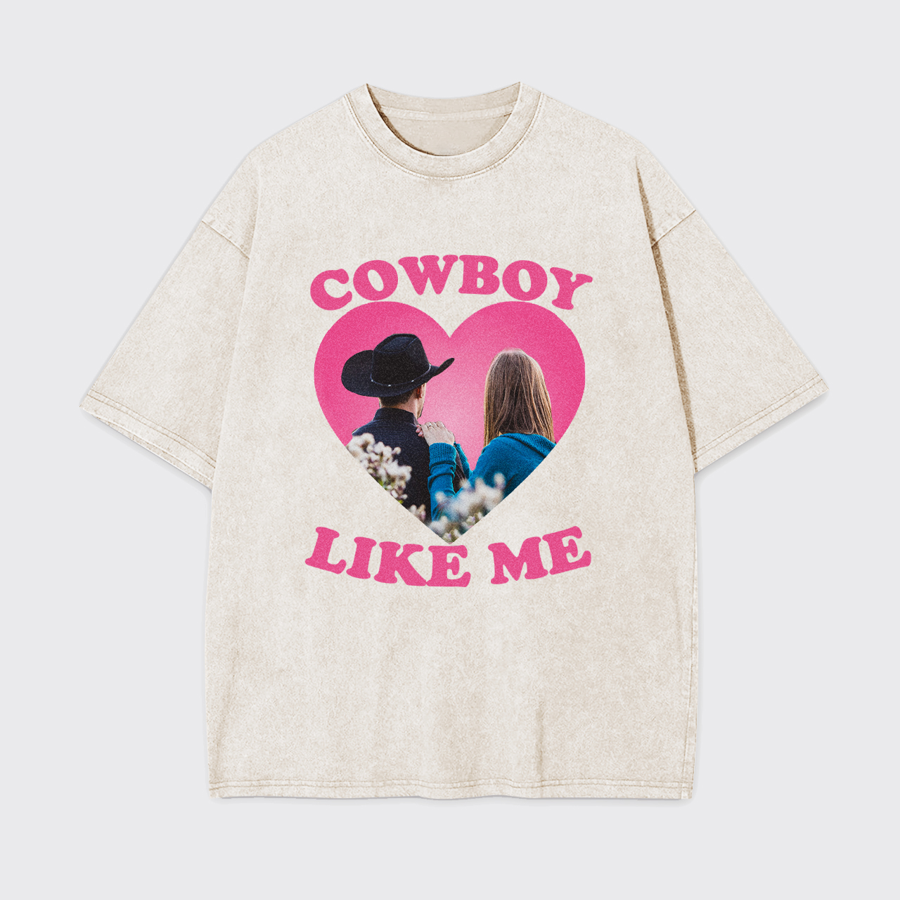 Customizable "Cowboy Like Me" Garment-dye Tees