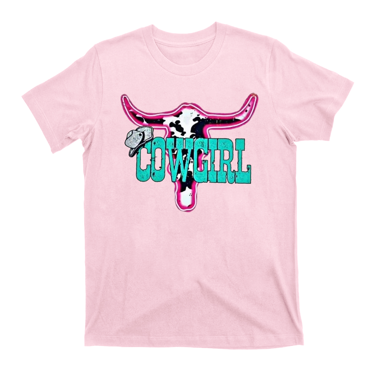 Barbie Pink Cow Skull Cowgirl T-Shirts