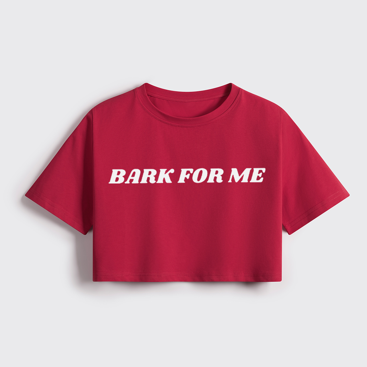 Bark For Me Cropped Boxy Tee