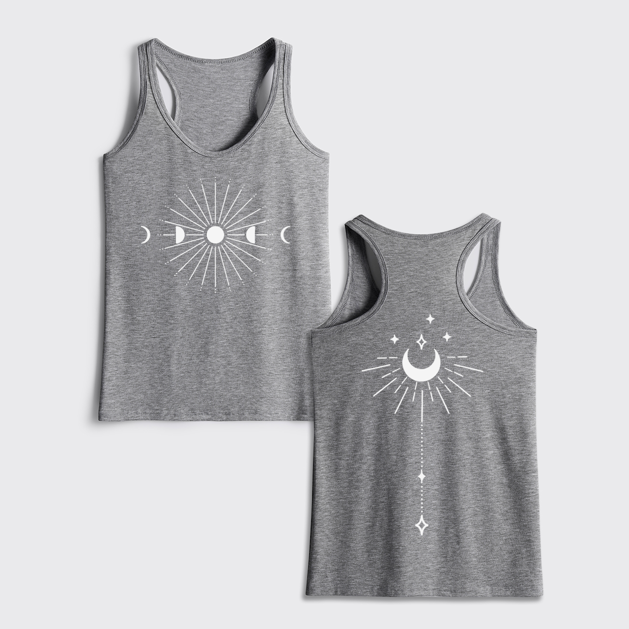 Mystical Moon Phase Classic Tanks