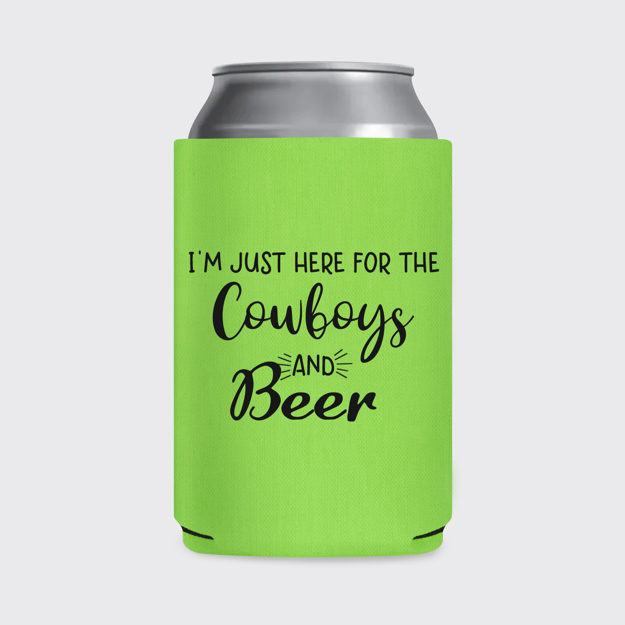 Western Cowboys And Beer Koozie