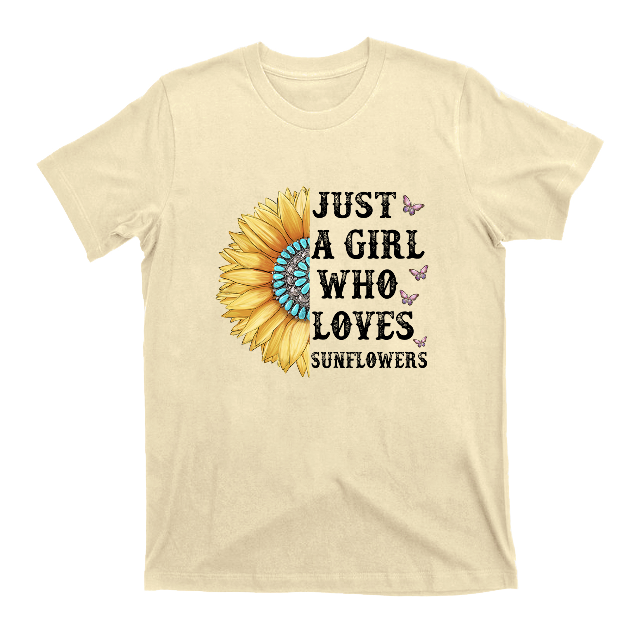 Just a Girl Who Loves Sunflower T-Shirt