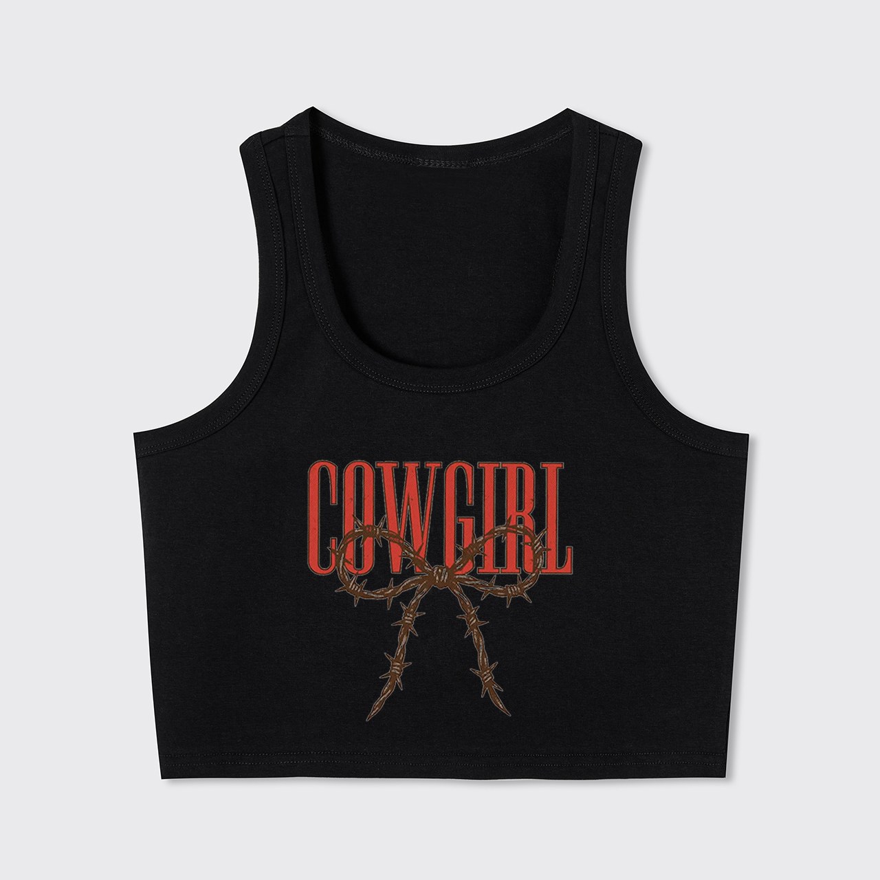 Sublimation Coquette Retro Cowgirl Tank Top