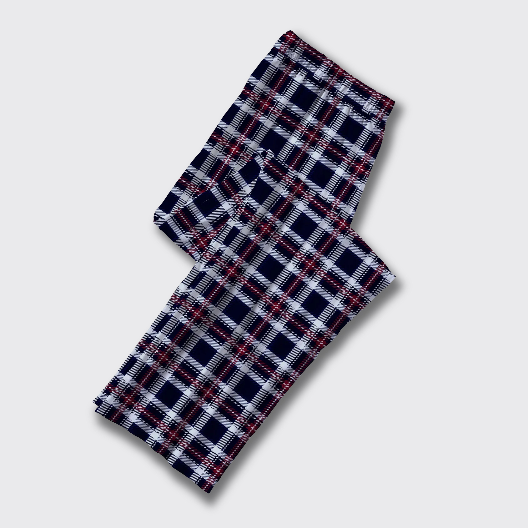 Black Classic Plaid Pajama Pants