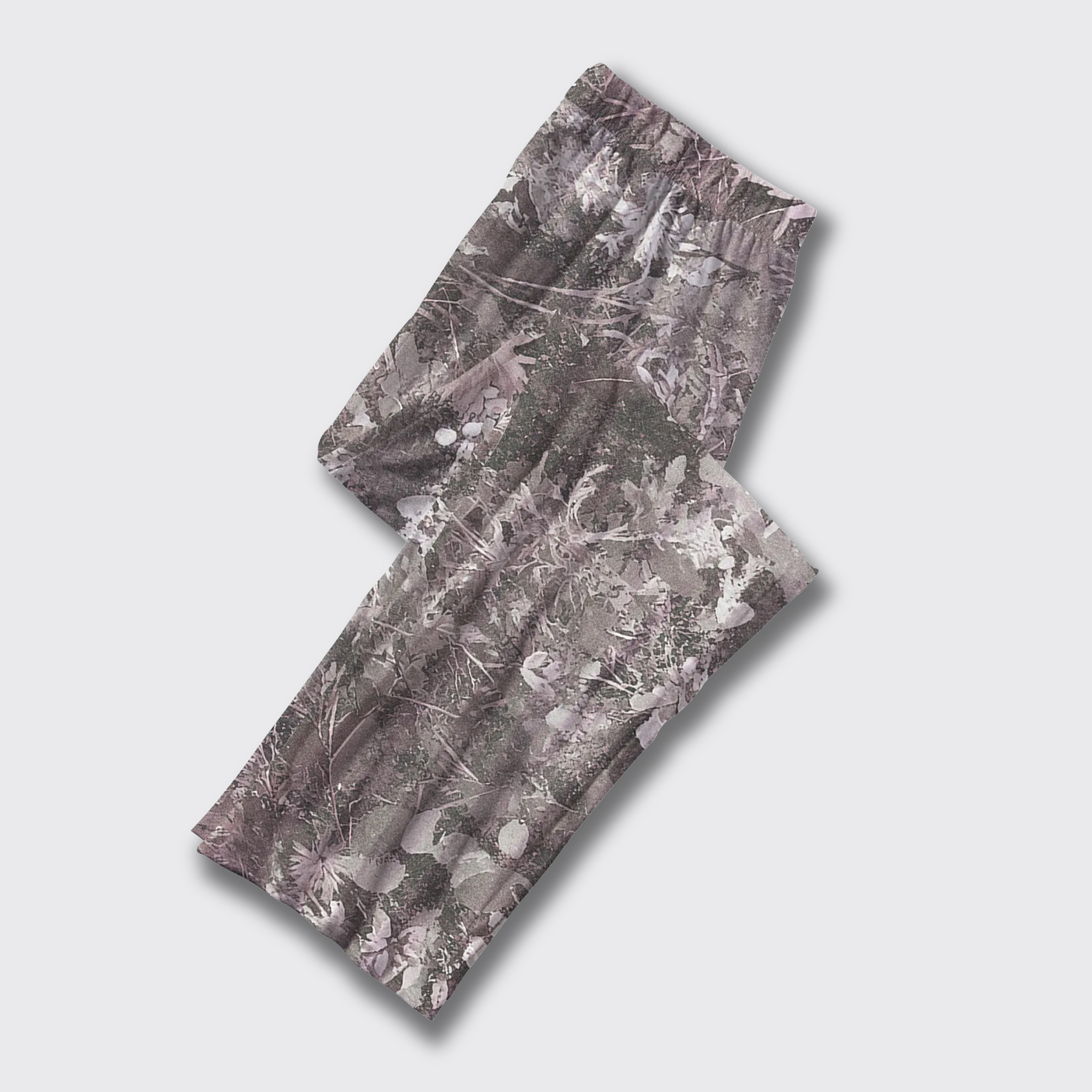 Gray Forest Camo Pajama Pants