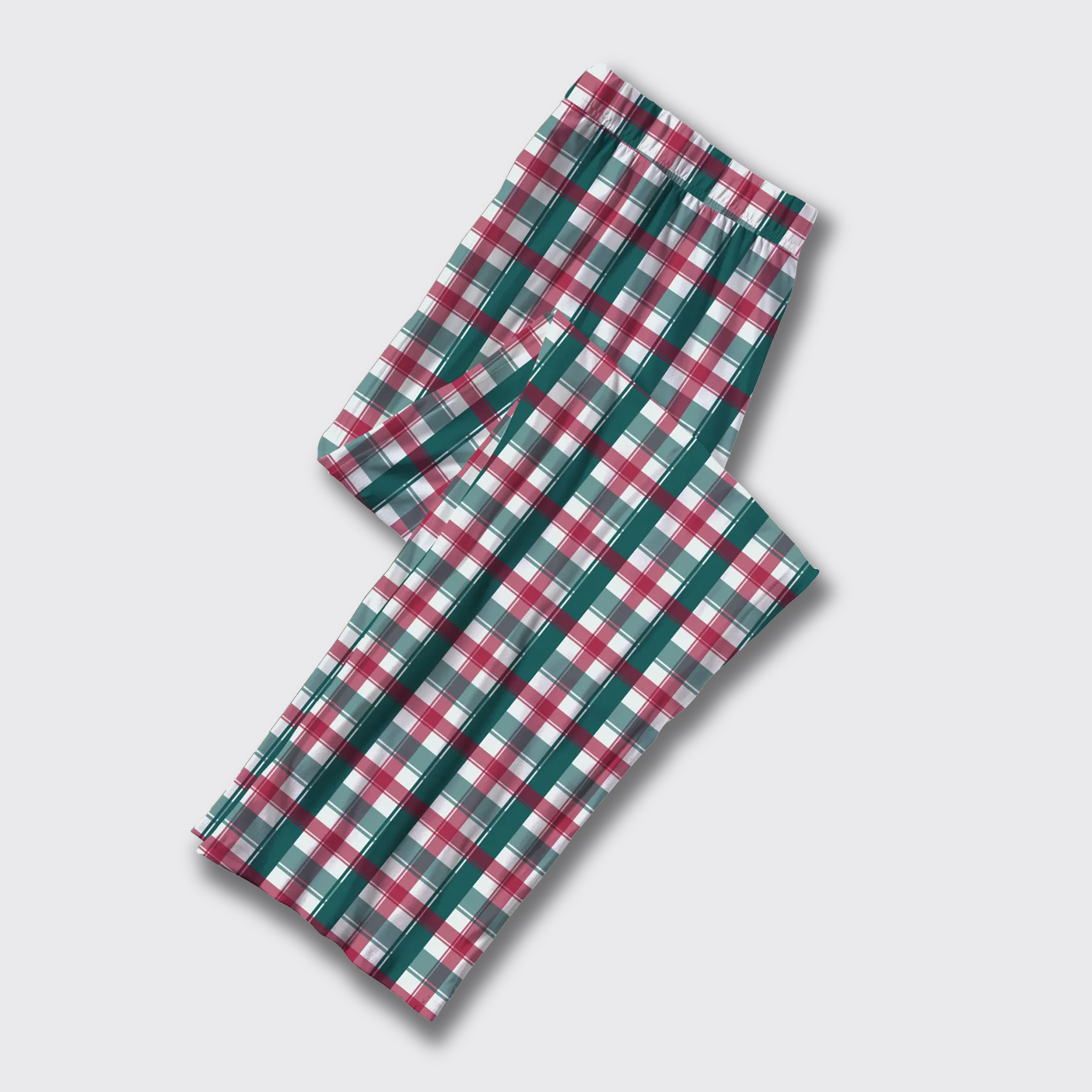 Green Plaid Pajama Pants