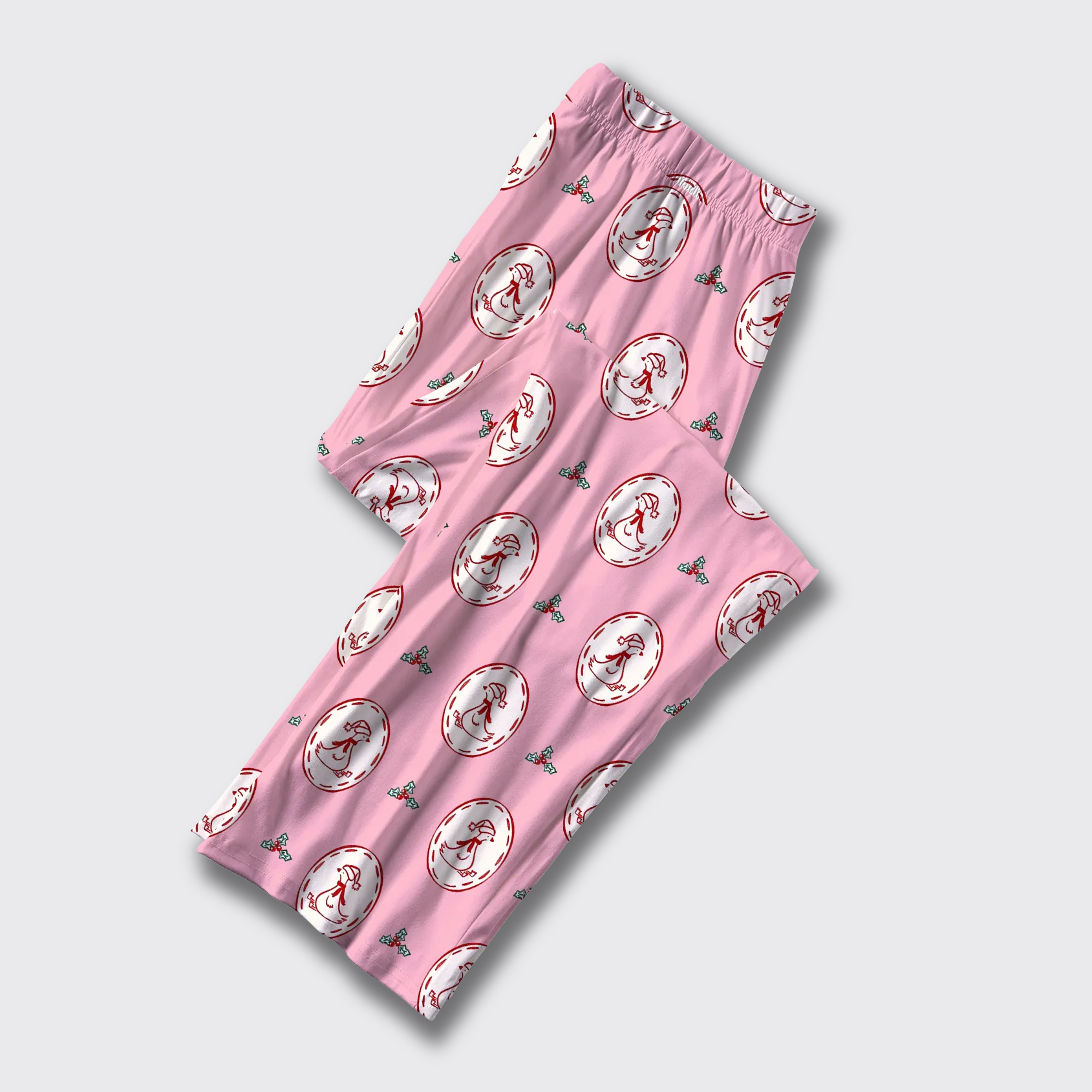 Vintage Christmas Goose Pajama Pants