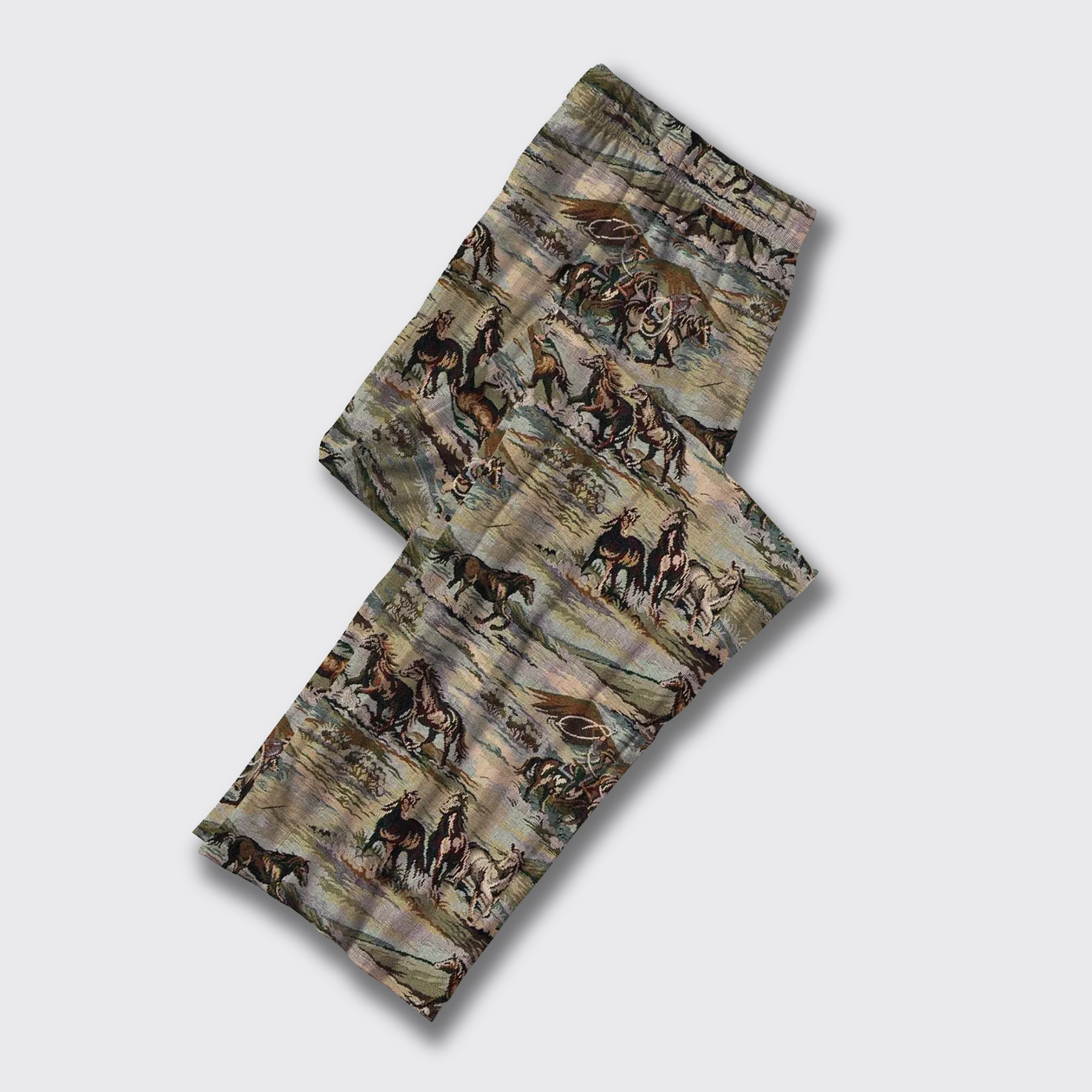 Western Horses Camo Pajama Pants