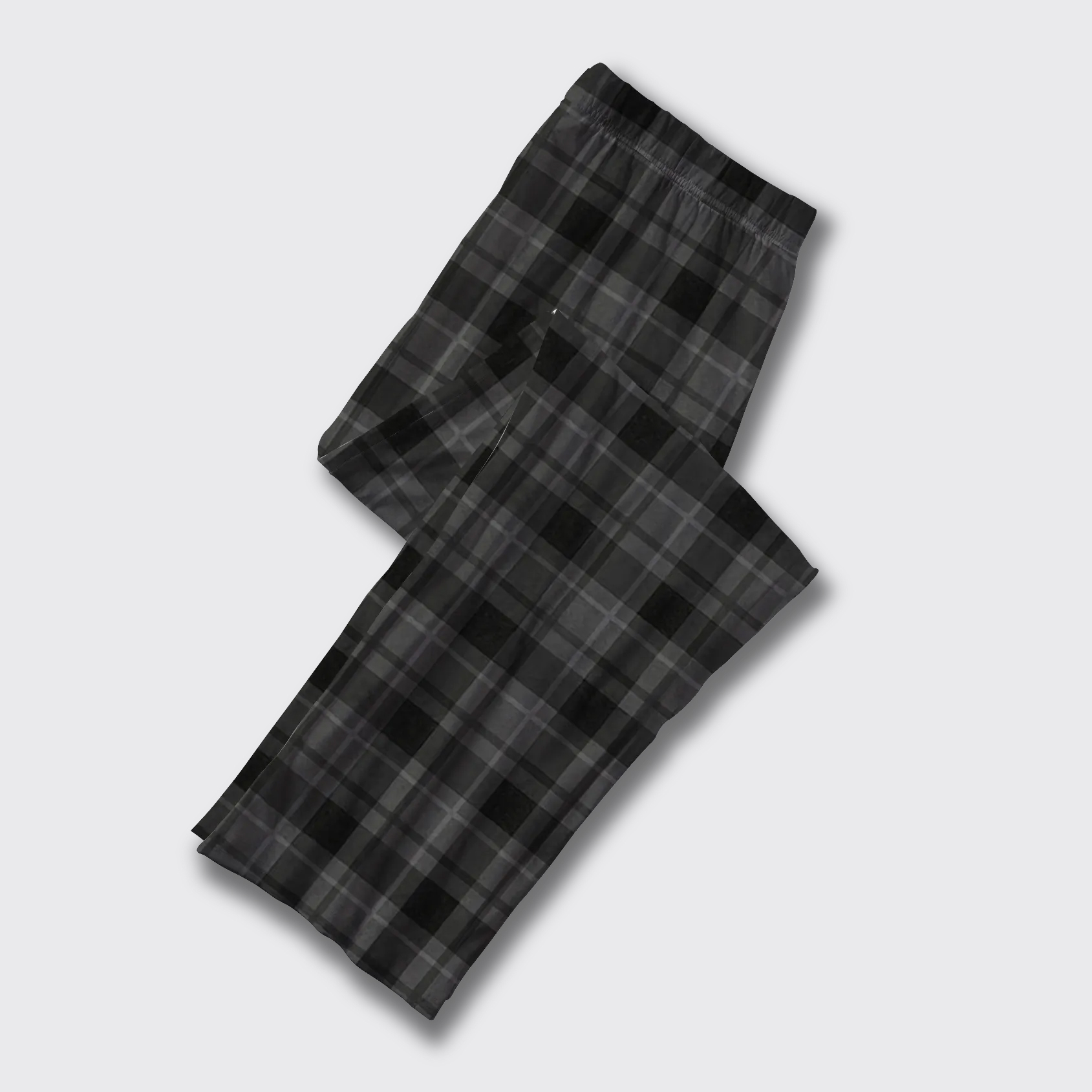 Charcoal Plaid Pajama Pants